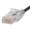 Monoprice Slim Cat6 Utp Cable, 10 ft.Black 13542 - alternate 4